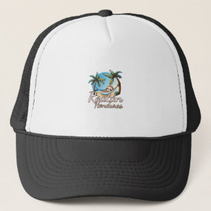 Roatan Sloth Animal Lovers For Men Women Kids Long Trucker Hat