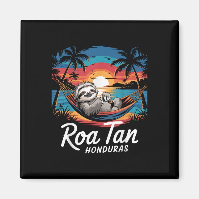 Roatan Sloth, Roatan Honduras Sloth, Roatan  Magnet (Front)