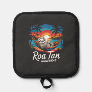 Roatan Sloth, Roatan Honduras Sloth, Roatan T-Shir Pot Holder