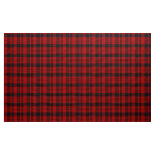 Rob Roy Tartan Red and Black Plaid Fabric