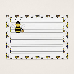 RobBee Bumble Bee Recipe Card