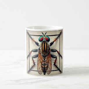 Robber fly 220824IREF222 - Watercolor Coffee Mug