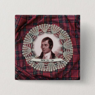 Robbie Burns Highland square pin