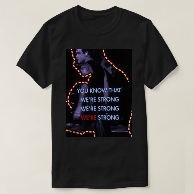 Robbie Williams Premium  T-Shirt (Design Front)