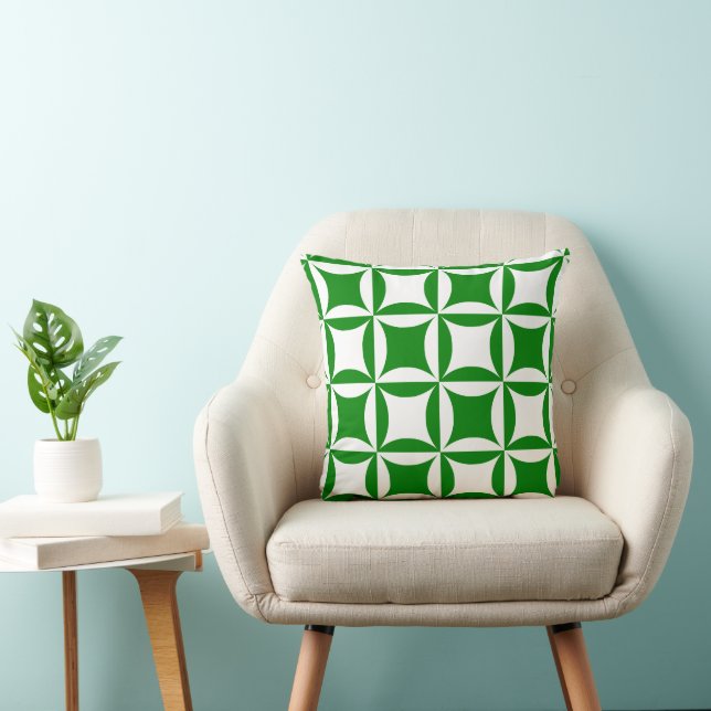 Robbing Peter to Pay Pual Green Pattern Cushion (Chair)