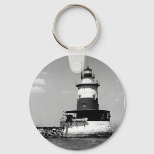 Robbins Reef Lighthouse Key Ring