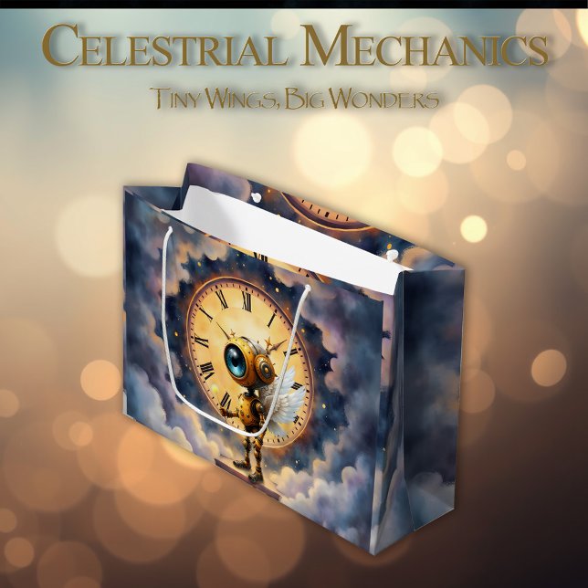 Robby the Winged Timekeeper – Wings of Time Series Large Gift Bag (Creator Uploaded)