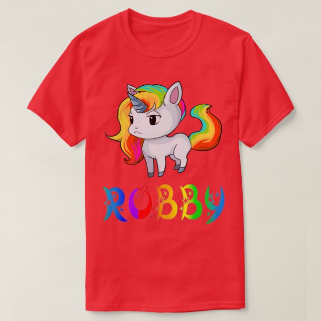 Robby Unicorn T-Shirt (Design Front)