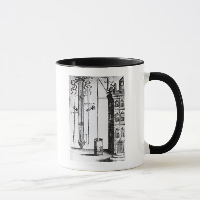 Robert Boyle's development of the water pump Mug (Right)