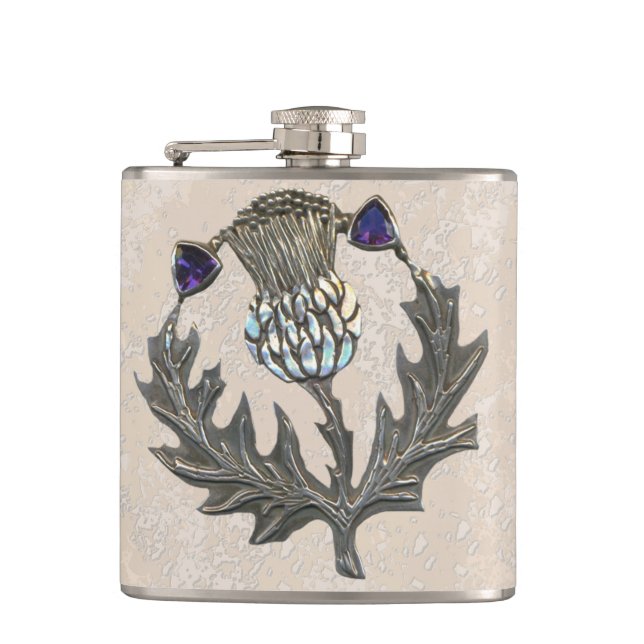 Robert Burns A Man's a Man Mug Hip Flask (Front)