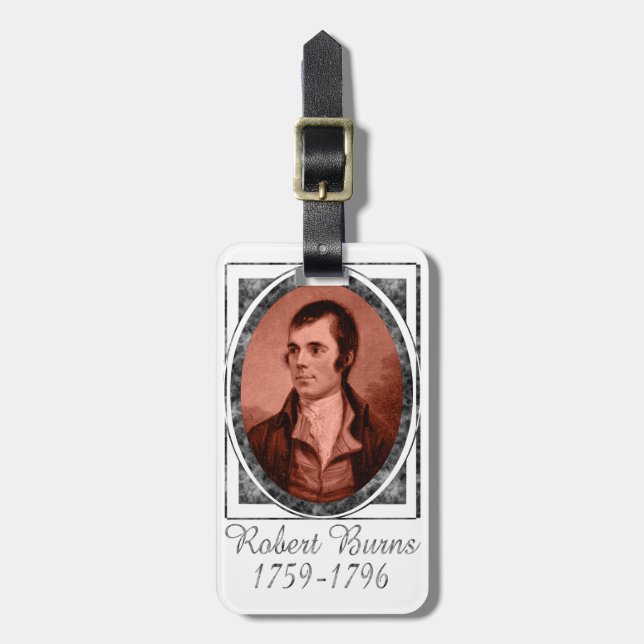Robert Burns Luggage Tag (Front Vertical)