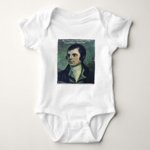 Robert Burns "Man's Inhumanity" Quote Gifts Baby Bodysuit