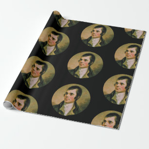 Robert Burns, perfect for Burns Night gifts Wrapping Paper