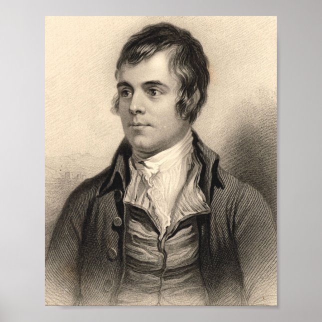 Robert Burns Portrait Poster (Front)