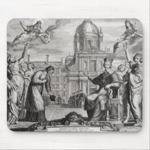Robert de Sorbon  and Cardinal Richelieu Mouse Pad