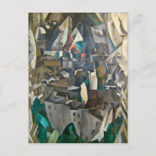 Robert Delaunay, 1910, The City, No. 2, Art Postcard