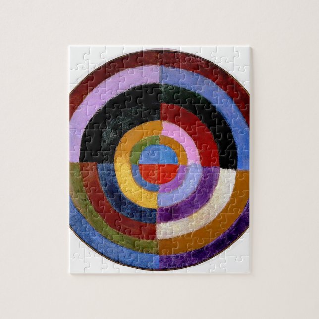 Robert Delaunay Claasical Abstract Art Painting Jigsaw Puzzle (Vertical)