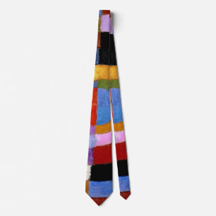 Robert Delaunay Claasical Abstract Art Painting Tie