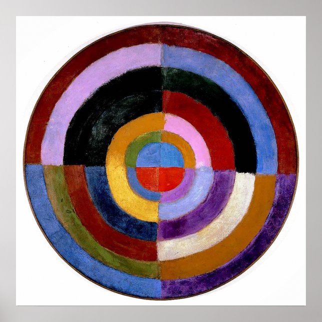 Robert Delaunay Classical Abstract Art Painting Poster (Front)