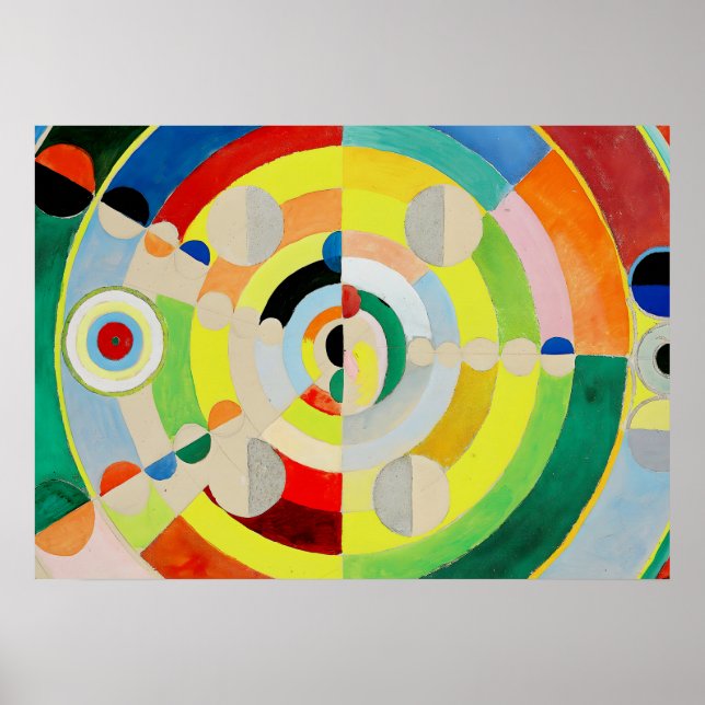 Robert Delaunay Disc Relief Poster (Front)