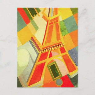 Robert Delaunay Eiffel Tower Postcard