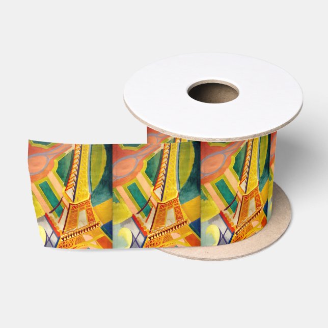 Robert Delaunay - Eiffel Tower Satin Ribbon (Spool)