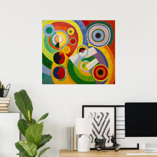 Robert Delaunay   Rhythm, Joy of Life    Poster