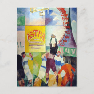 Robert Delaunay The Cardiff Team Postcard