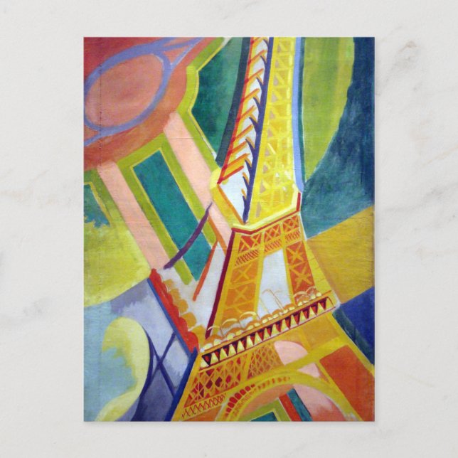 Robert Delaunay Tour Eiffel Postcard (Front)