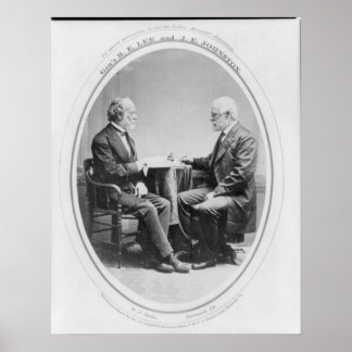 Robert E. Lee and Joseph E. Johnston Poster