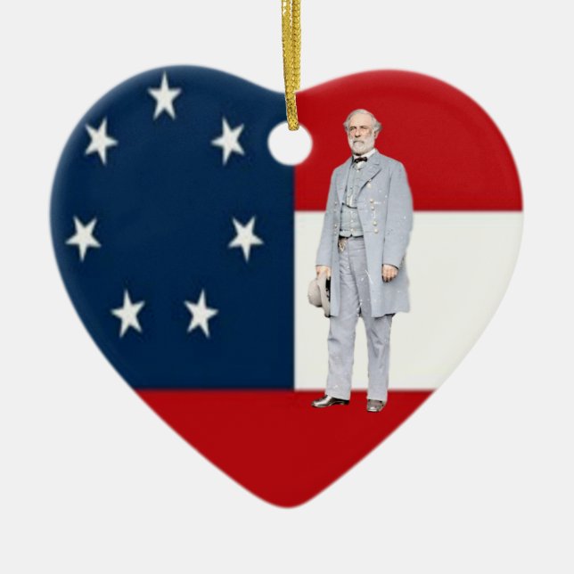 ROBERT E. LEE CERAMIC ORNAMENT (Front)