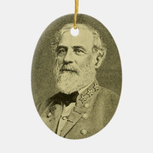 Robert E. Lee Ceramic Tree Decoration (Front)