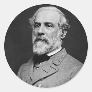 ROBERT E. LEE CLASSIC ROUND STICKER