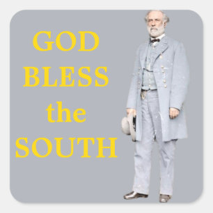 ROBERT E. LEE SQUARE STICKER