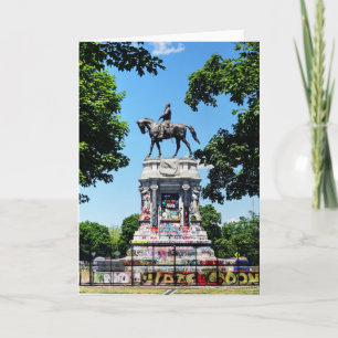 Robert E. Lee Statue Card