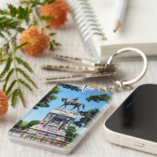 Robert E. Lee Statue Key Ring