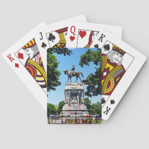 Robert E. Lee Statue Playing Cards