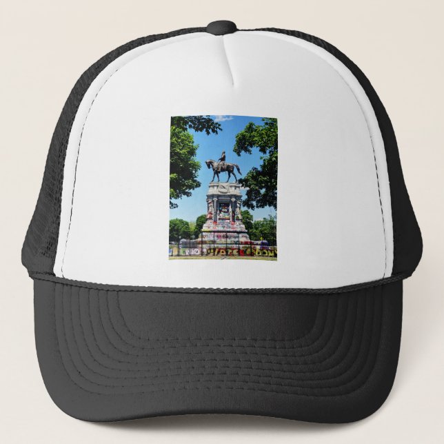 Robert E Lee Statue Trucker Hat (Front)