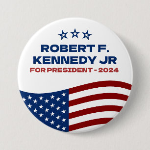 Robert F Kennedey Jr for President 2024  7.5 Cm Round Badge