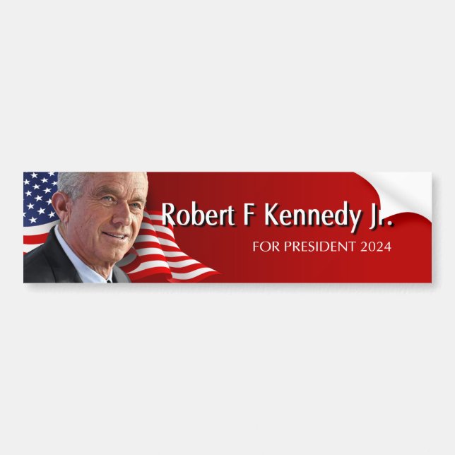 Robert F Kennedy Jr for President 2024 Bumper Sticker (Front)