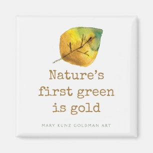 Robert Frost Poem Artistic Literary English Class Magnet