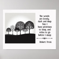 Robert Frost quote Miles to go