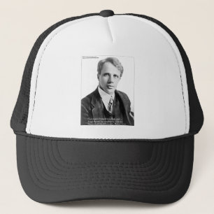 Robert Frost "Road Traveled" Quote On Cards & Gift Trucker Hat