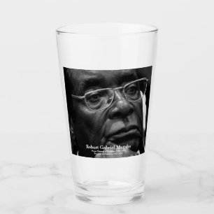 Robert G. Mugabe, President of Zimbabwe Glass