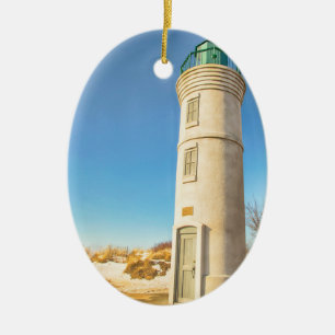 Robert H. Manning Lighthouse Ceramic Ornament