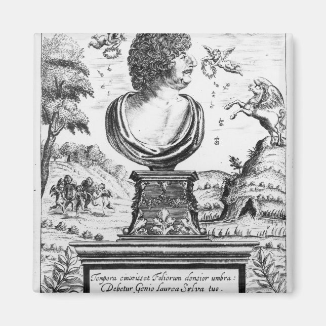 Robert Herrick , engraved by the artist Magnet (Front)