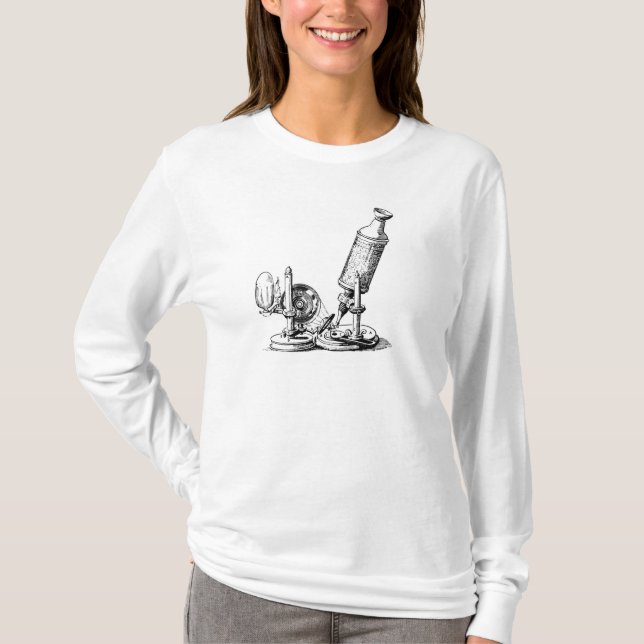 Robert Hooke's Microscope T-Shirt (Front)