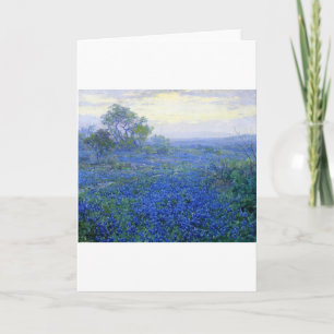 Robert Julian Onderdonk a-cloudy-day-bluebonnets Thank You Card