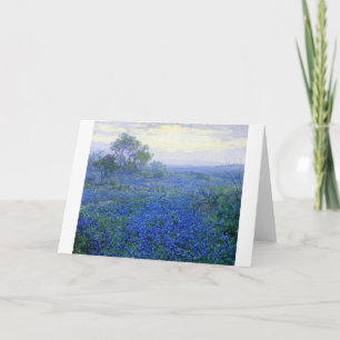 Robert Julian Onderdonk a-cloudy-day-bluebonnets Thank You Card