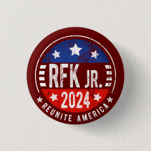 Robert Kennedy, Jr. for President 2024 3 Cm Round Badge
